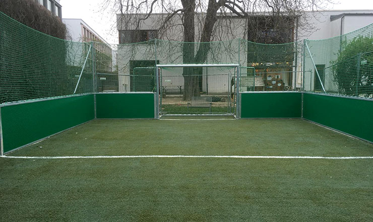 Mini-Fußballfeld für Kita Spatzennest Augsburg