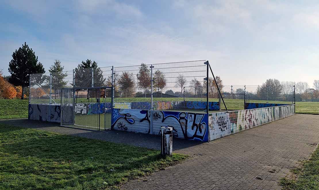 Minispielfeld in Rostock-Südstadt